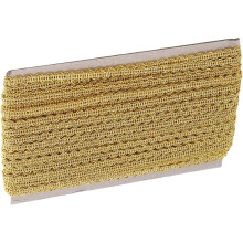 Woven Polyester Gimp Braid Trim Yards Shiny Lace Ribbon for Wedding Doll Dress Craft Sewing Accessory