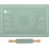 Silicone Non-Stick Pastry Mat with Wooden Rolling Pin Set, Kitchen Baking Dough Accessory Featuring 1