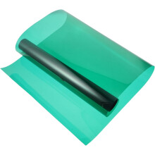 Film protecteur orange réutilisable pour portes vitrées, rouleau de 2 mètres, film plastique bloquant les rayons du soleil.