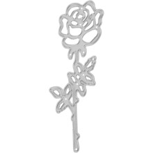 Moule à couteau en acier au carbone pour la découpe de cartes et le scrapbooking - Motif floral