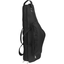 Draagbare saxofoonkoffer, 5 stuks, opbergtas voor altsaxofoon, schokbestendig ontwerp, grote capaciteit, zwarte stoffen instrumentenopbergtas