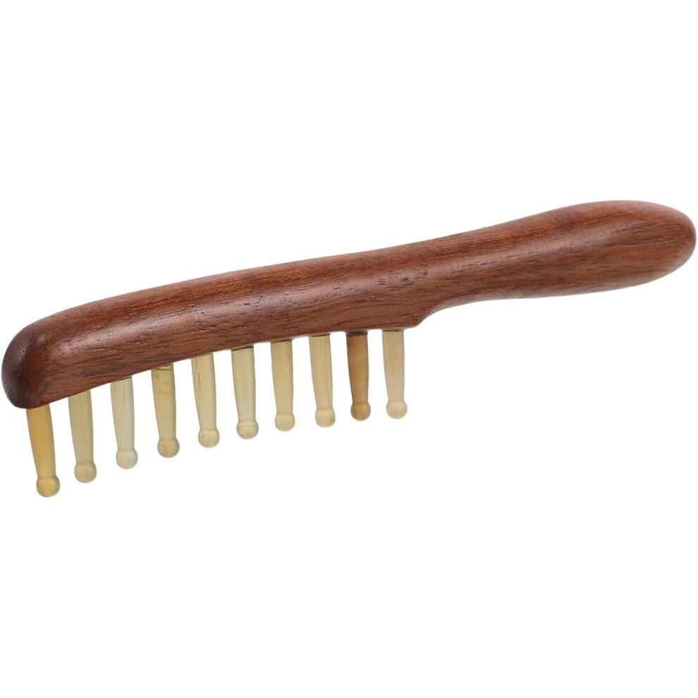 Hkhbjs Massage Comb Wooden Acupressure Meridian Head Tool