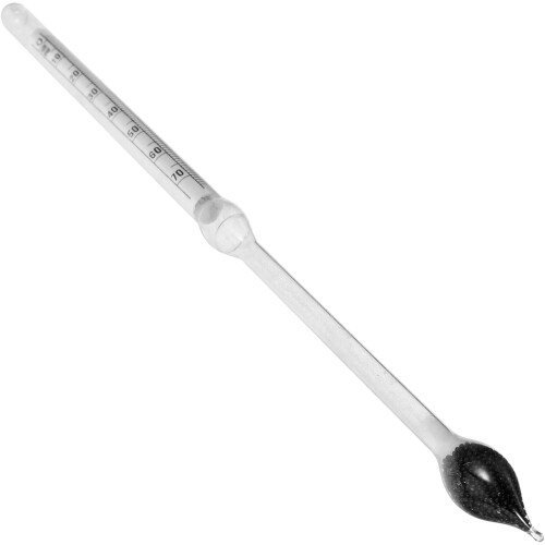 Handheld Glass Salinometer Hydrometer 0-350 Salinity Scale Salt Content Meter
