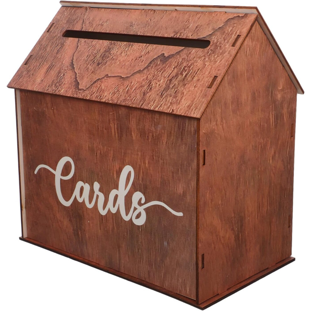 Photos - Other Furniture HKHBJS Rustic Wooden Card Box with Slot for Wedding and Graduation Party 