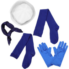 Sailor Costume Set Yacht Sailor Hat Party Accessories Themed Events Cosplay Performance