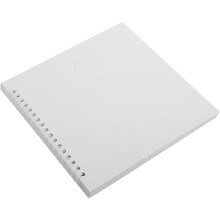 Kreatives Fotoalbum-Scrapbook aus weißem Papier mit 40 Seiten