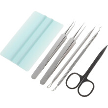 Kit de désherbage vinyle 6 pièces comprenant une pince de précision, un grattoir et un stylo désherbeur