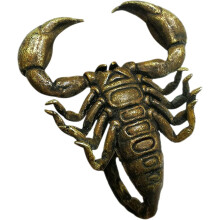 Vintage Skorpion-Figur, Tischskulptur aus Messing, vielseitig, feine Verarbeitung, kreative Dekoration
