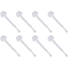 1set Nail Dipping Powder Liquid Brushes White Replacement Brush for Nail Varnish Easy to Use and Portable