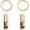 2 Pcs Multipurpose Bottle Opener Key Chain Portable Brass Bottle 1