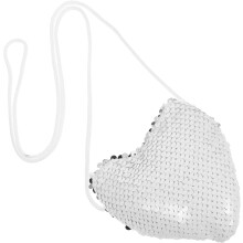 Paillettenbesetzte Umhängetasche, Mini-Herz-Geldbörse, Strass-Geldbörse für kleine Mädchen, Glitzertasche