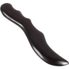 Spa Massage Tool Muscle Relief Scraper Scraping Board Black Wood