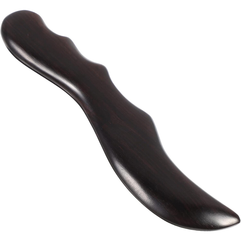 Hkhbjs Black Spa Massage Tool Muscle Relief Scraper Scraping Board Wood