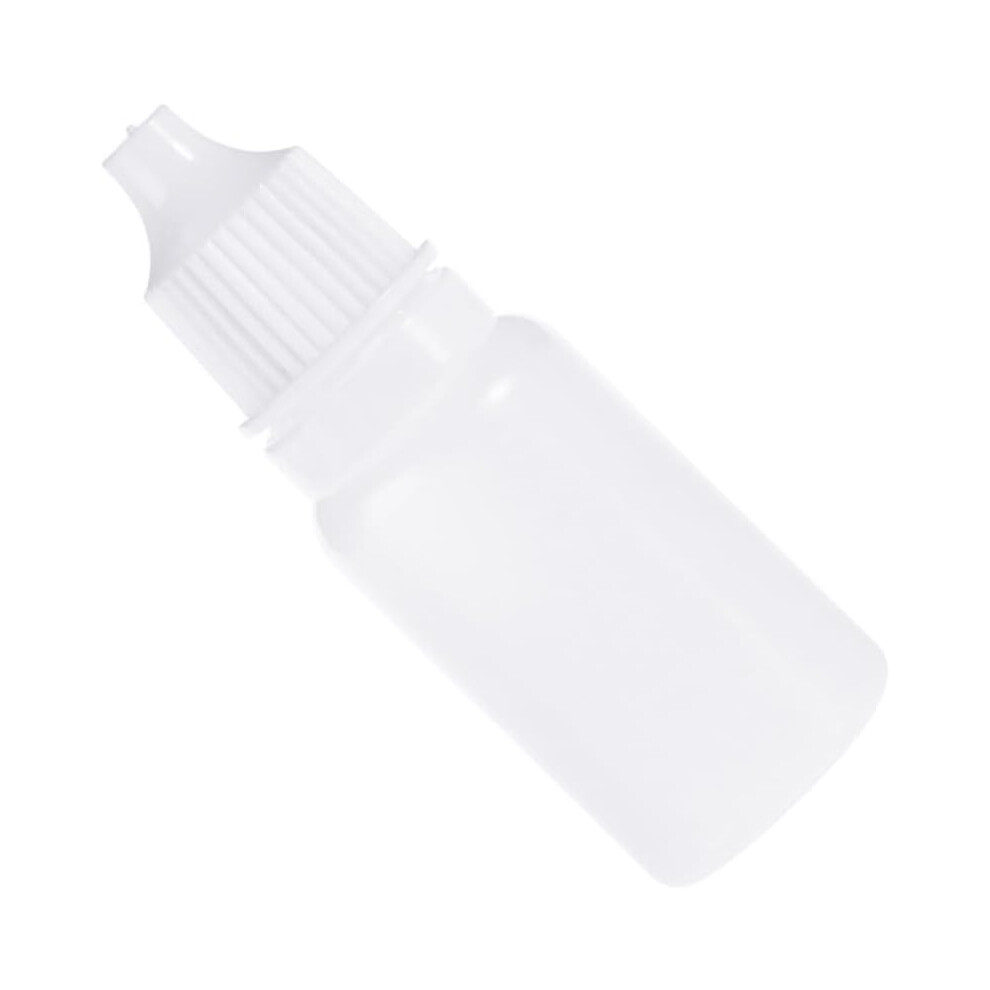 Hkhbjs 10 Pack 10Ml Childproof Cap Bottles Squeezable Dropper For Liquid Storage