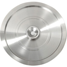 Tapa antiderrame de acero inoxidable, tapa metálica para olla de aceite, reutilizable, diseño elegante y adecuada.