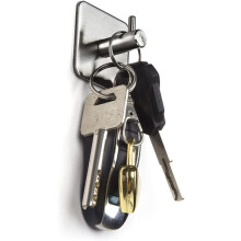 4 Stück selbstklebende Edelstahl-Wandhaken für Badezimmer, Handtuchhaken, Wandhalterungen