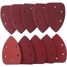 50pcs Sanding Discs Sanding Discs Sandpaper Triangle Pads for Sanders Grits for Woodworking