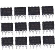 NE555P DIP-8 Timer 555 Timer Hochpräzisionsmodul Elektronikbauteil 12er-Pack für Schaltungsprojekte
