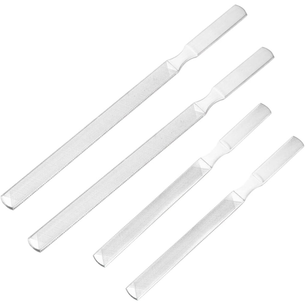 Hkhbjs Nail Polishing File Stainless Steel Manicure Pedicure Tools Double-Sided Four-Sided Nail Filers