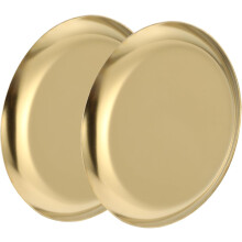 2-teiliges Set aus goldenen Seifenschalen und Schmuckablagen aus Edelstahl