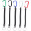2 Sets mit Heavy Tup Tools Tether Karabiner Pass Fishing Schlüsselanhänger Random Coil Drahtabdeckung 1
