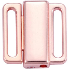 BH-Verschlüsse mit Haken und Clips für Damen, roségoldener 12-mm-Verschluss aus Aluminiumlegierung