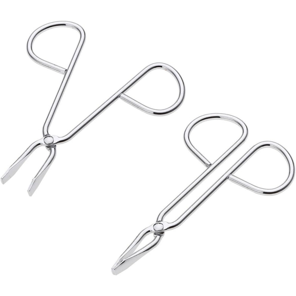 Hkhbjs 1Set Stainless Steel Eyebrow Tweezers For Precision Grooming Clips For Makeup Use Anti Eyebrow Clamps