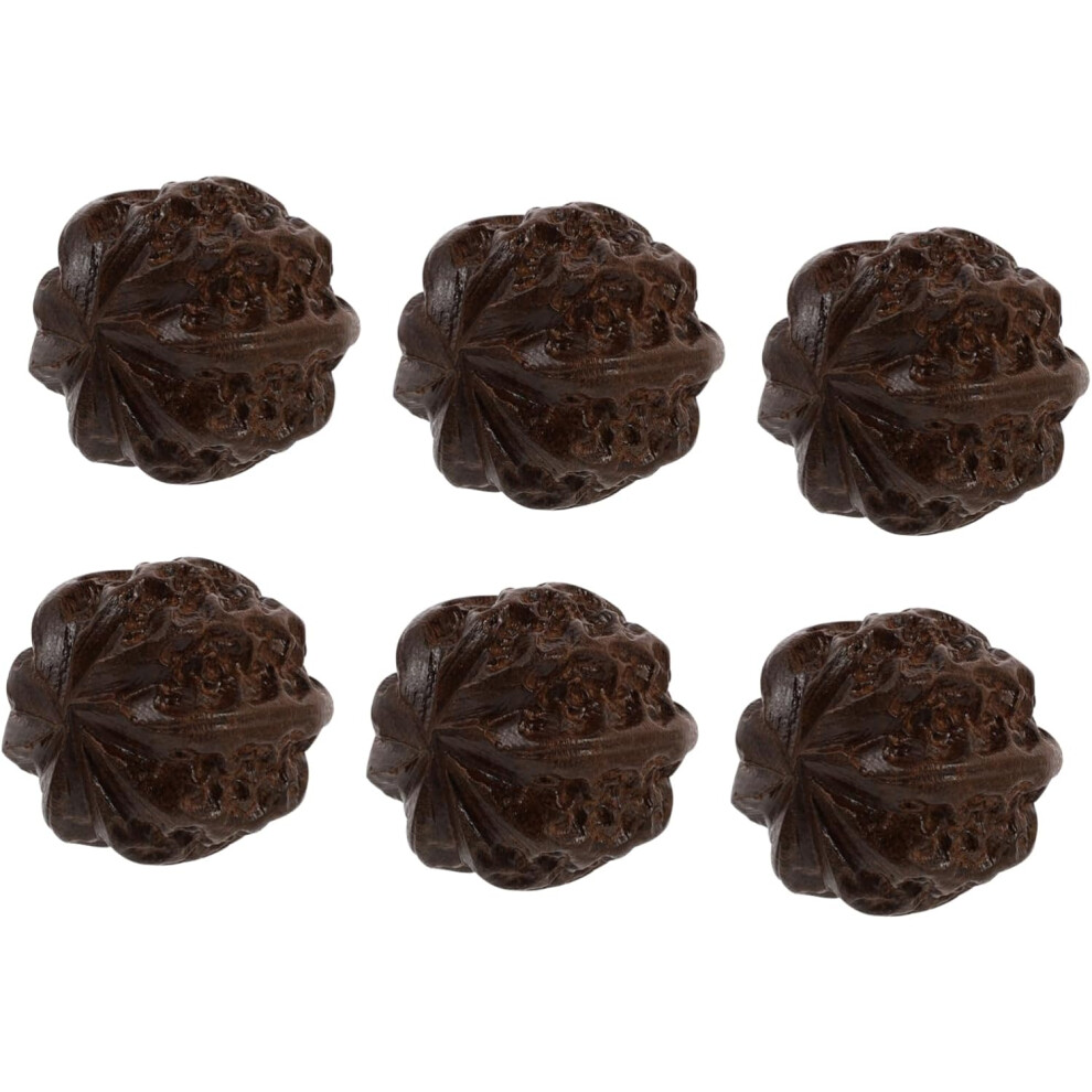 Hkhbjs Wooden Hand Massage Balls 6Pcs Set Walnut Acupressure Massage Ornaments