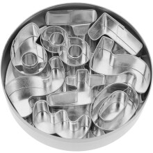 Stainless Steel Biscuit Press Mold for Cookie Making Wear Resistance and Easy to Store Features