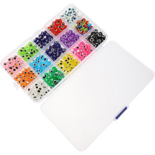 Assorted Color Evil Eye Resin Beads Set 8mm for DIY Jewelry Making, Easy to Carry and Practical Beads Charms