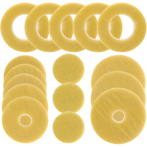 Felt Flute Hole Covers for 16-hole Open Hole Flute, Comfortable and Precise Playing Experience
