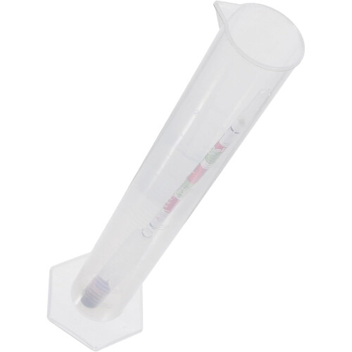Glass Hydrometer Alcoholmeter with Test Cylinder High-Precision Sensor