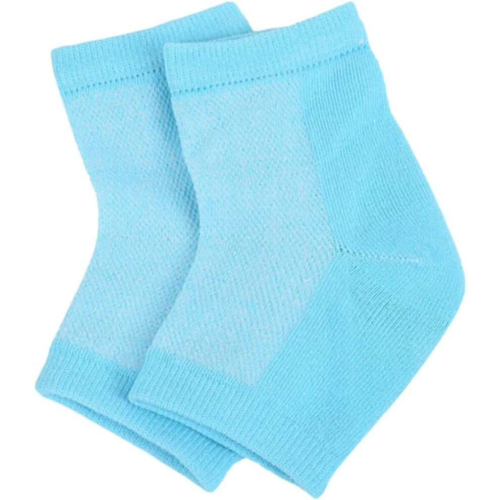 Hkhbjs Blue Moisturizing Cracked Heel Socks For Women And Men Gel Socks Feet Heel For Dry Use While Sleeping For Fast Pain Relief