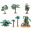 Lifelike Artificial Tree Model with Fine Workmanship, Green Plastic Simulation Scenery Model Tree 1