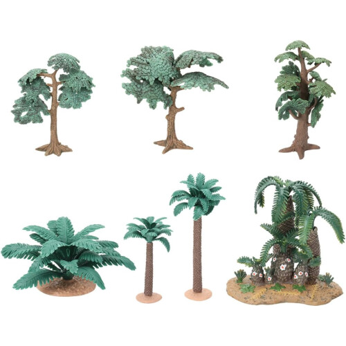 Lifelike Artificial Tree Model with Fine Workmanship, Green Plastic Simulation Scenery Model Tree