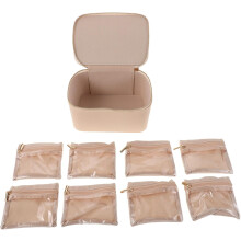 Reise-Schmuckorganizer-Set für Ohrringe und Schmuck, tragbar, 8-teilig