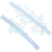 1 Set elegante Braut-Strumpfbänder aus Spitze für besondere Anlässe, bequem