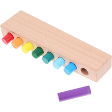 Montessori tresylinderpuslespill, minnepinnesett for tidlig utdanning