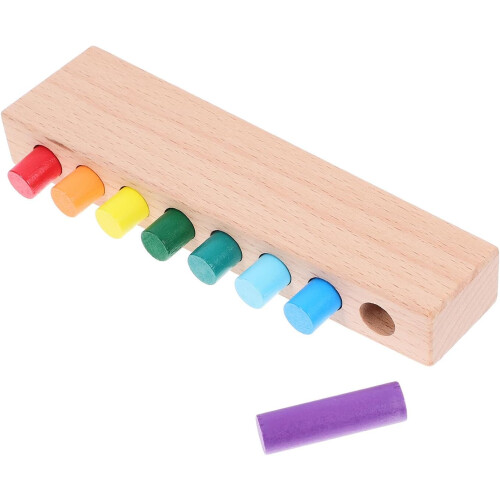 Ξύλινο παζλ Montessori με κύλινδρο, σετ memory stick για την προσχολική ηλικία