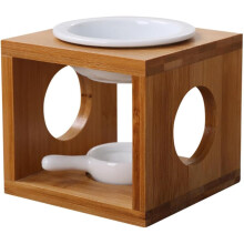 Aromatherapie-Ofen, Kerzen-Duftofen, tragbar, einfache Konstruktion, Holz, Keramik, kreatives Design