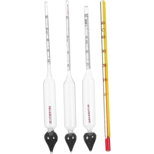Alcohol Glass Alcohol Hydrometer for Wine Liquor Accurate Measuring Tools