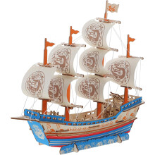 Maquette de bateau en bois à monter soi-même pour adultes, puzzle 3D de voilier, activité créative