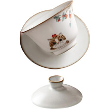 Traditionelle Teetasse, Kung-Fu-Teetasse, Keramik-Teegeschirr, chinesischer Stil, sanft gebrühter Tee für zu Hause oder Partys