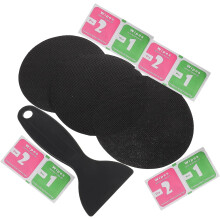 Kit de réparation pour trampoline (4 patchs ronds) pour réparer les trous de la toile.