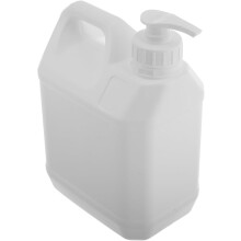 Robuster Kunststoff-Pumpspender, 2 l, nachfüllbar, für Shampoo und Seife