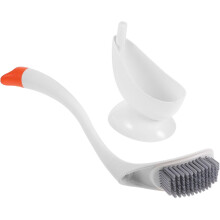 WC-Bürste und Halter-Set mit langem Griff in Schwanenform – WC-Beckenreiniger
