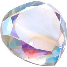Neglestenhjertedekorasjon Kunstig krystalldiamant Neglekunstdekorasjon Fotorekvisitt Simuleringsdiamant