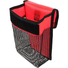 Tauchausrüstungstasche, Aufbewahrungsbeutel aus Netzgewebe mit großen Löchern, fluoreszierend rot, Atemregler-Netztasche