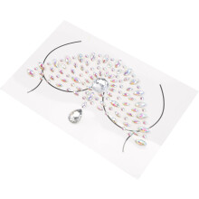 Gezichtsdiamanten sieraden edelstenen zelfklevende stickers voor festival, carnaval, make-up, oog- en borstdecoratie, lichaamsedelstenen stickers
