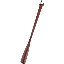 Schuhanzieher aus Holz mit langem Griff und Aufhängeloch, 54 cm extra lang